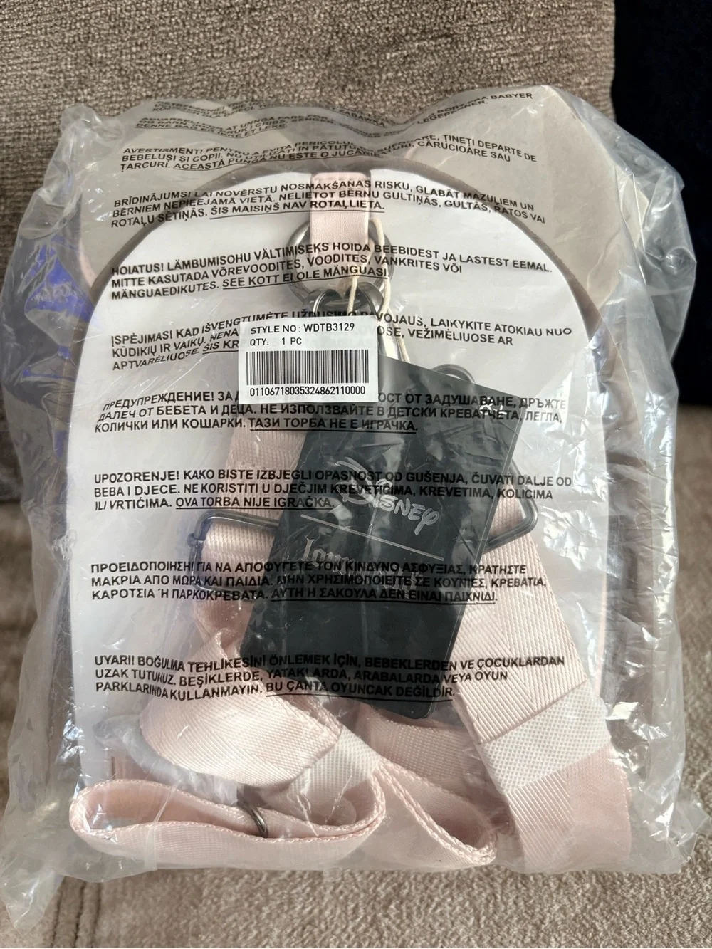 Loungefly Pink Minnie Ear Mini Backpack